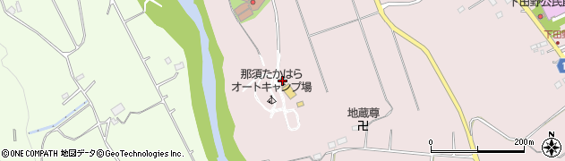 栃木県那須塩原市下田野268周辺の地図