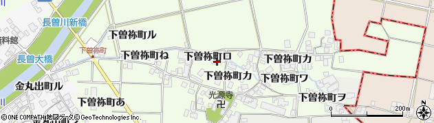 石川県羽咋市下曽祢町（ロ）周辺の地図