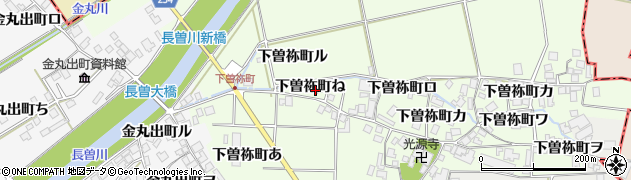 石川県羽咋市下曽祢町ね69周辺の地図