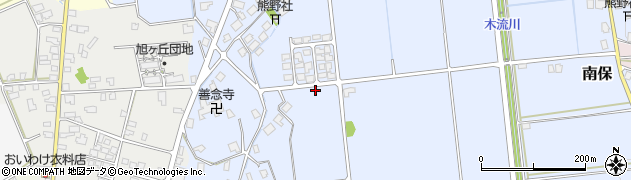 富山県下新川郡朝日町南保町周辺の地図