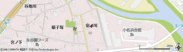 福島県いわき市泉町下川（宿ノ川）周辺の地図