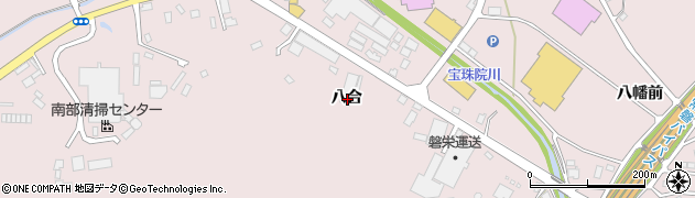 福島県いわき市泉町下川八合周辺の地図