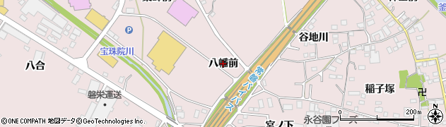 福島県いわき市泉町下川（八幡前）周辺の地図