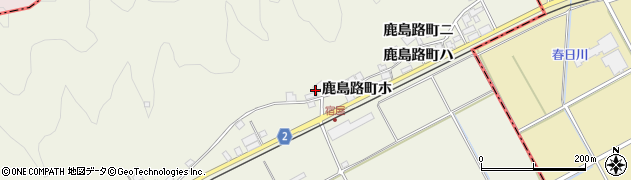 石川県羽咋市鹿島路町（ヘ）周辺の地図