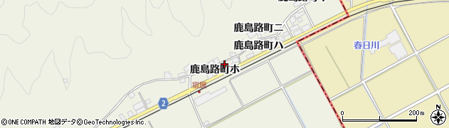 石川県羽咋市鹿島路町（ホ）周辺の地図