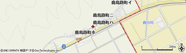 石川県羽咋市鹿島路町ニ周辺の地図