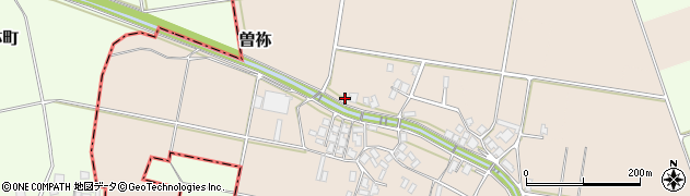 石川県鹿島郡中能登町曽祢タ周辺の地図