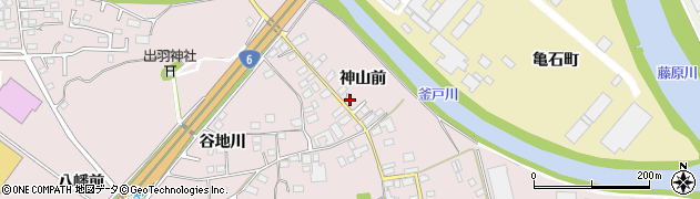 福島県いわき市泉町下川（神山前）周辺の地図