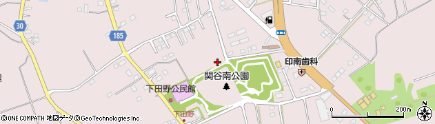 栃木県那須塩原市下田野周辺の地図