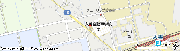 富山県自動車学園入善自動車学校周辺の地図