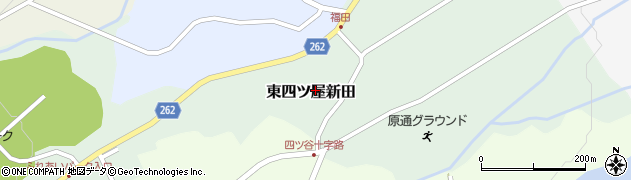 新潟県妙高市東四ツ屋新田周辺の地図