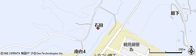 福島県いわき市山田町（石田）周辺の地図