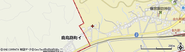 石川県中能登町（鹿島郡）金丸（又の）周辺の地図