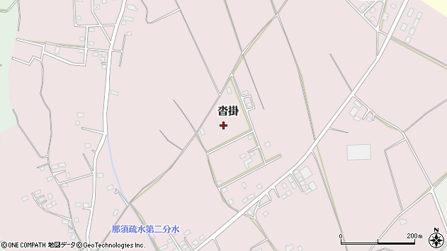 〒329-3133 栃木県那須塩原市沓掛の地図