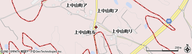 石川県羽咋市上中山町（ヌ）周辺の地図