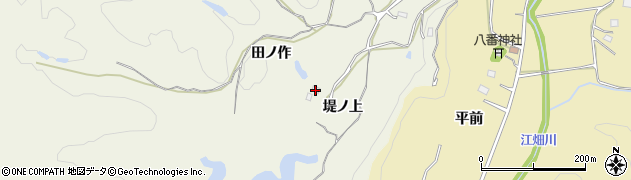 福島県いわき市高倉町（田ノ作）周辺の地図