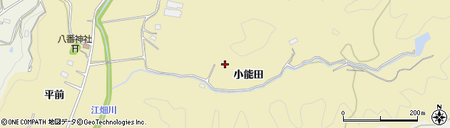 福島県いわき市江畑町小能田27周辺の地図