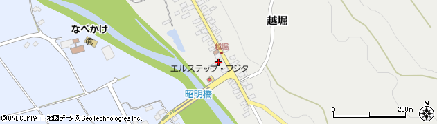 栃木県那須塩原市越堀138周辺の地図