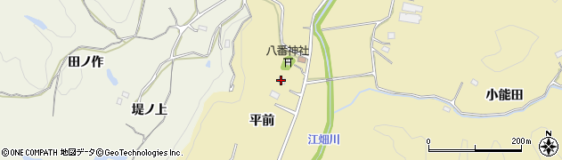 福島県いわき市江畑町（平前）周辺の地図