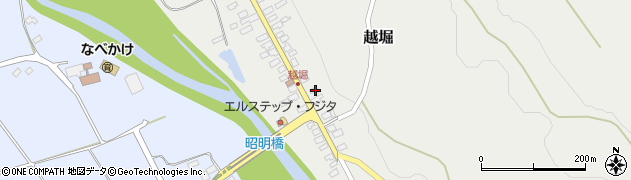 栃木県那須塩原市越堀73周辺の地図