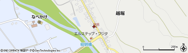栃木県那須塩原市越堀137周辺の地図