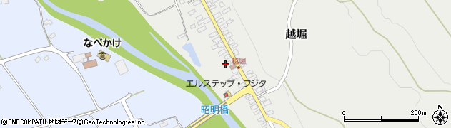 栃木県那須塩原市越堀136周辺の地図