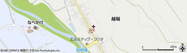 栃木県那須塩原市越堀84周辺の地図