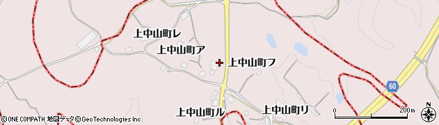 石川県羽咋市上中山町（カ）周辺の地図