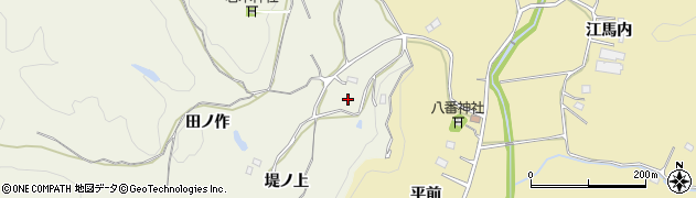 福島県いわき市高倉町（堤ノ上）周辺の地図