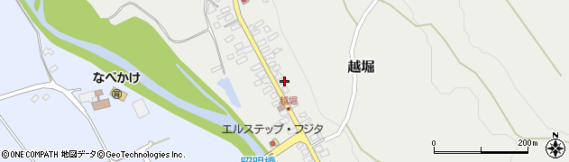 栃木県那須塩原市越堀90周辺の地図