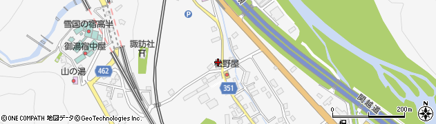 新潟県南魚沼郡湯沢町湯沢43周辺の地図