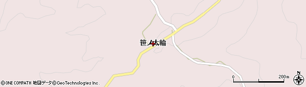 福島県いわき市田人町旅人（笹ノ太輪）周辺の地図