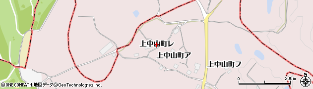 石川県羽咋市上中山町（レ）周辺の地図