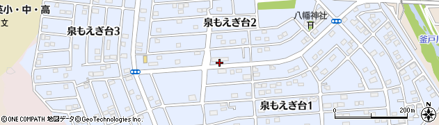 福島県いわき市泉もえぎ台周辺の地図
