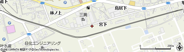 福島県いわき市小名浜（宮下）周辺の地図