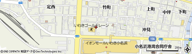 福島県いわき市小名浜船引場周辺の地図