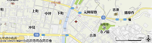 福島県いわき市小名浜古湊25周辺の地図