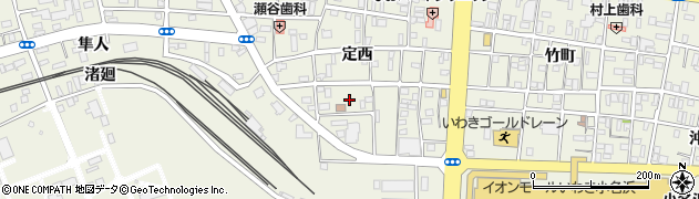 福島県いわき市小名浜（定西）周辺の地図
