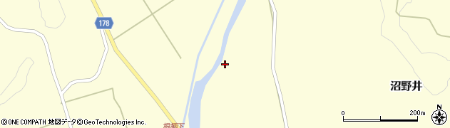 余笹川周辺の地図