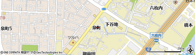 福島県いわき市泉町滝尻（泉町）周辺の地図