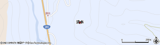 新潟県南魚沼市清水周辺の地図