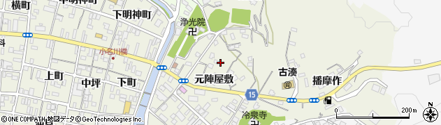 福島県いわき市小名浜（御殿後）周辺の地図