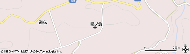 福島県いわき市田人町旅人（熊ノ倉）周辺の地図