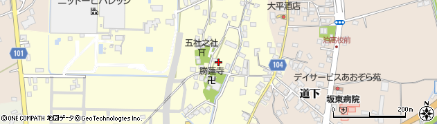 蓮通寺周辺の地図