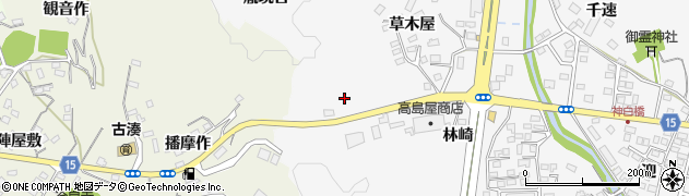福島県いわき市小名浜下神白（草木屋）周辺の地図