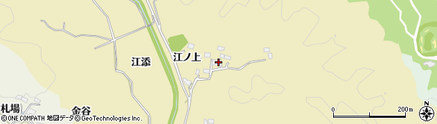 福島県いわき市江畑町（江ノ上）周辺の地図