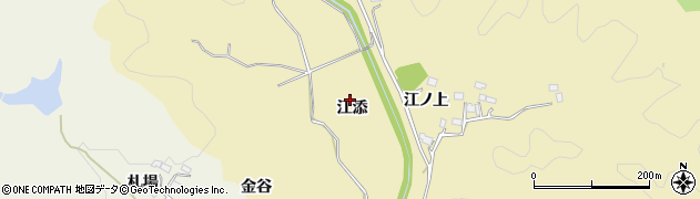 福島県いわき市江畑町（江添）周辺の地図
