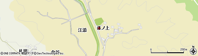 福島県いわき市江畑町周辺の地図
