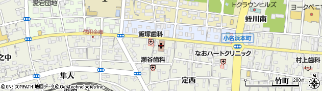 小名浜郵便局周辺の地図