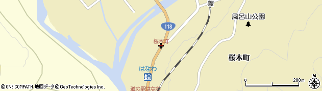 桜木町周辺の地図